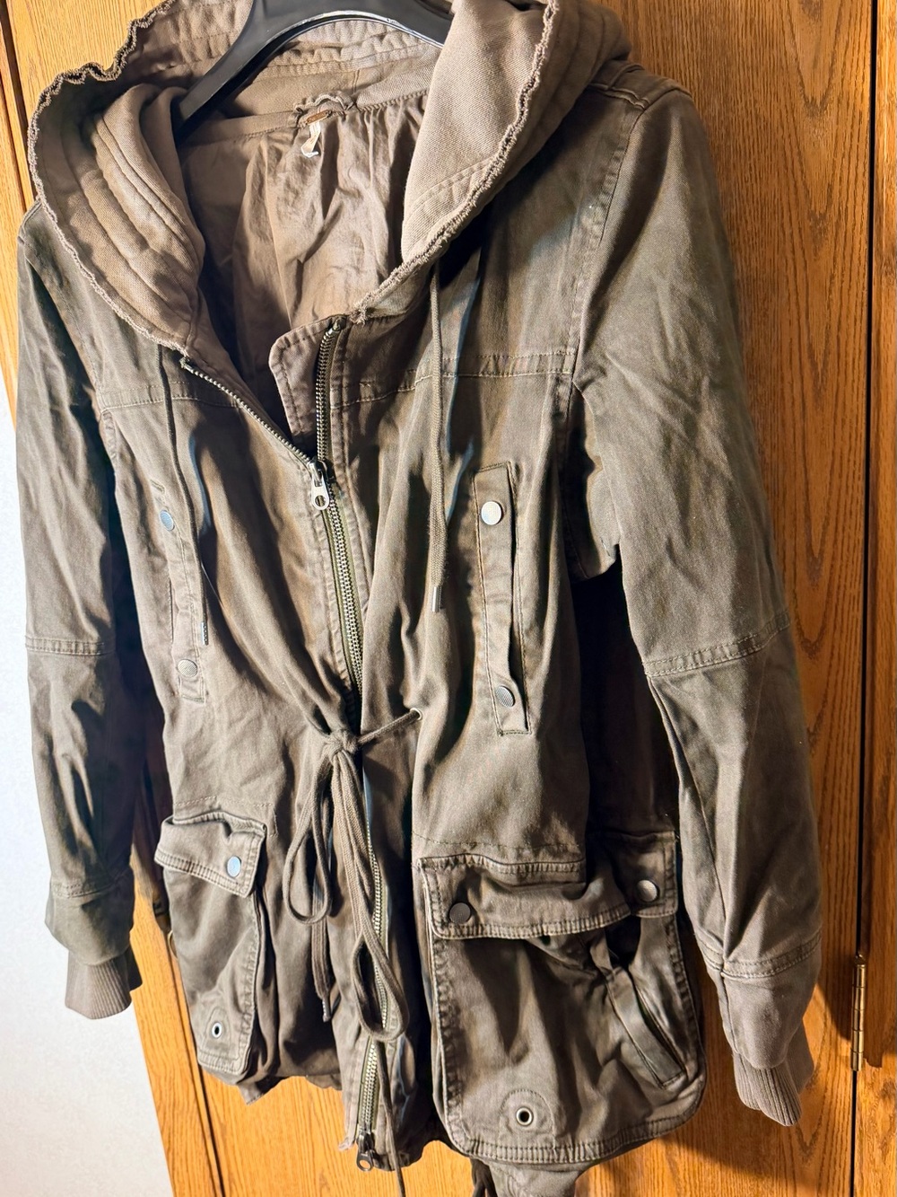 Free People Hooded Utility Jacket - Picture 2 of 6